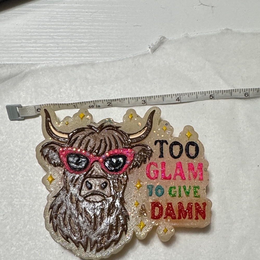 Colorful Highland Cow Car Freshie